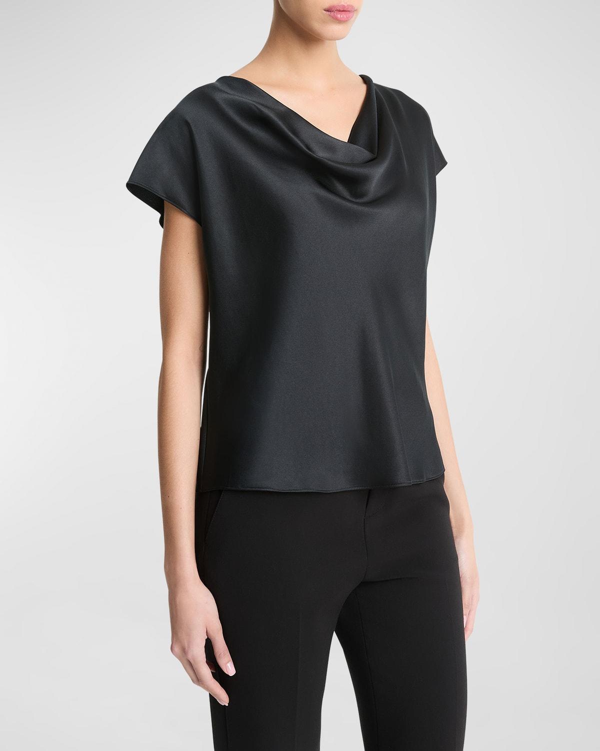 Vince Cowl Neck Silk Blouse Product Image