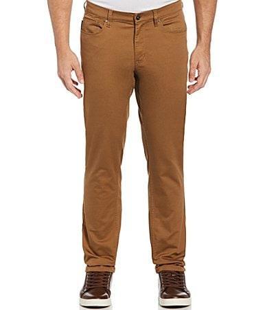 Perry Ellis Slim Fit Flat Front 5 Product Image