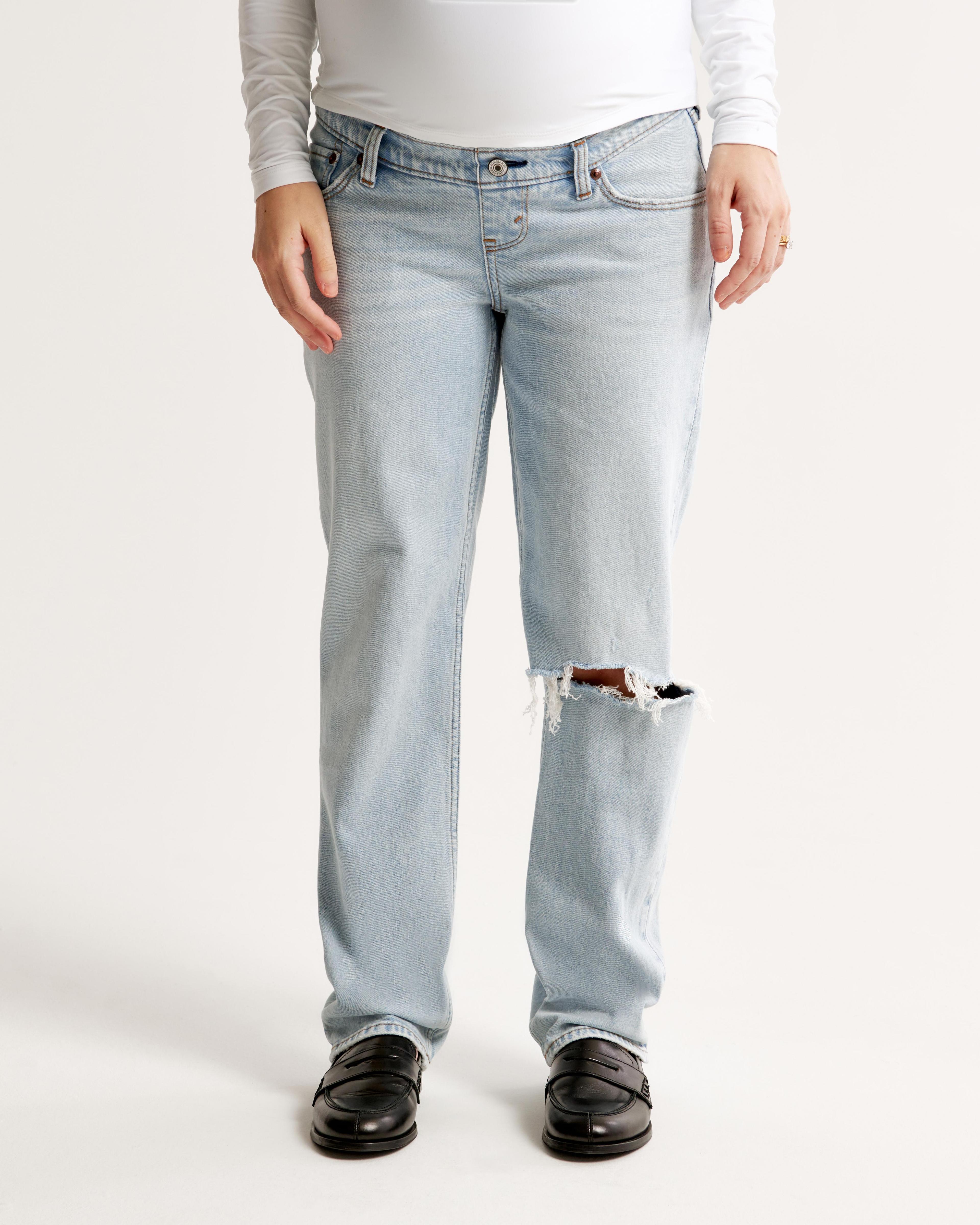 Maternity 90s Straight Jean Product Image