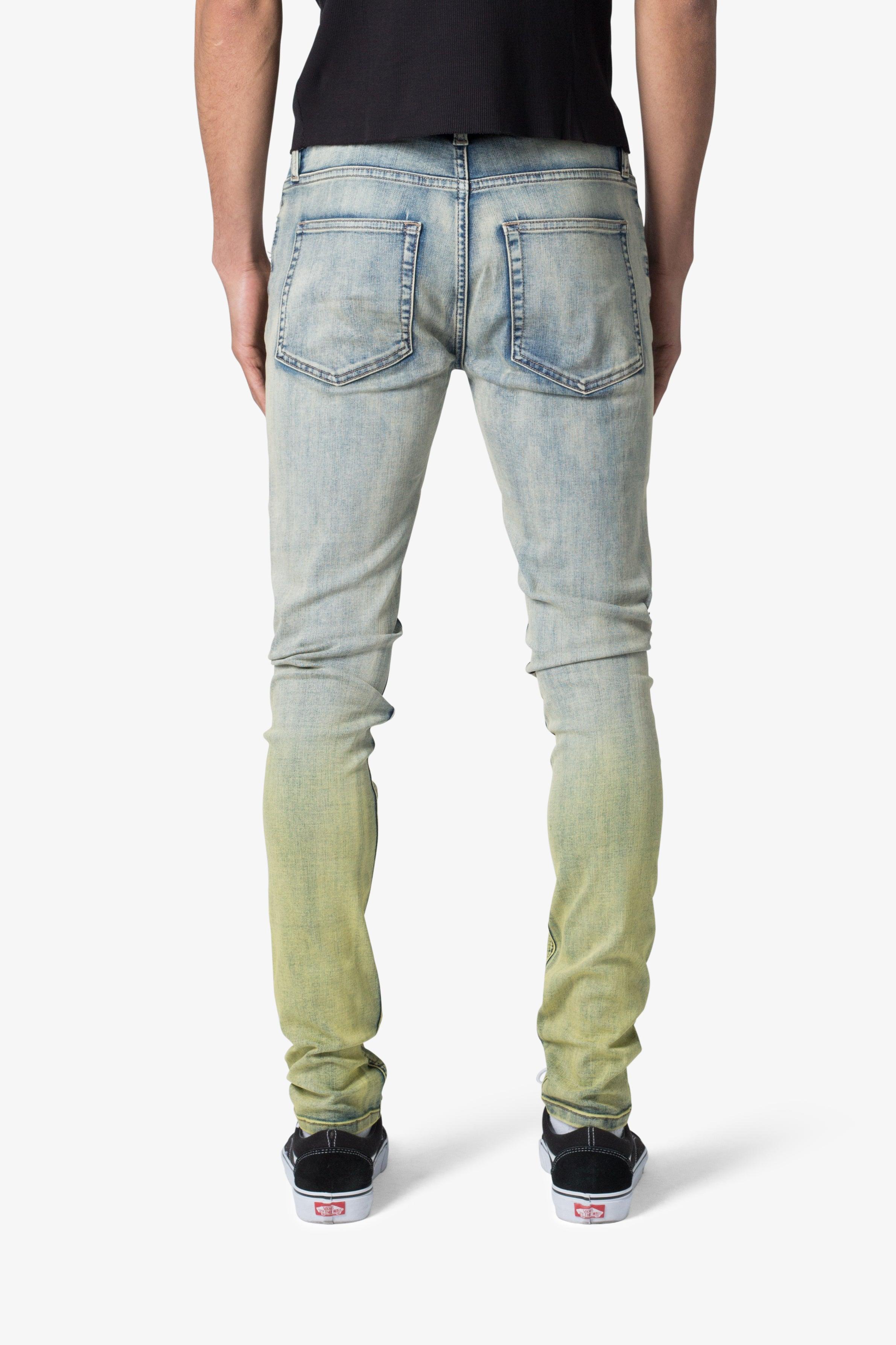 X637 Gradient Skinny Denim - Vintage Blue/Green Product Image