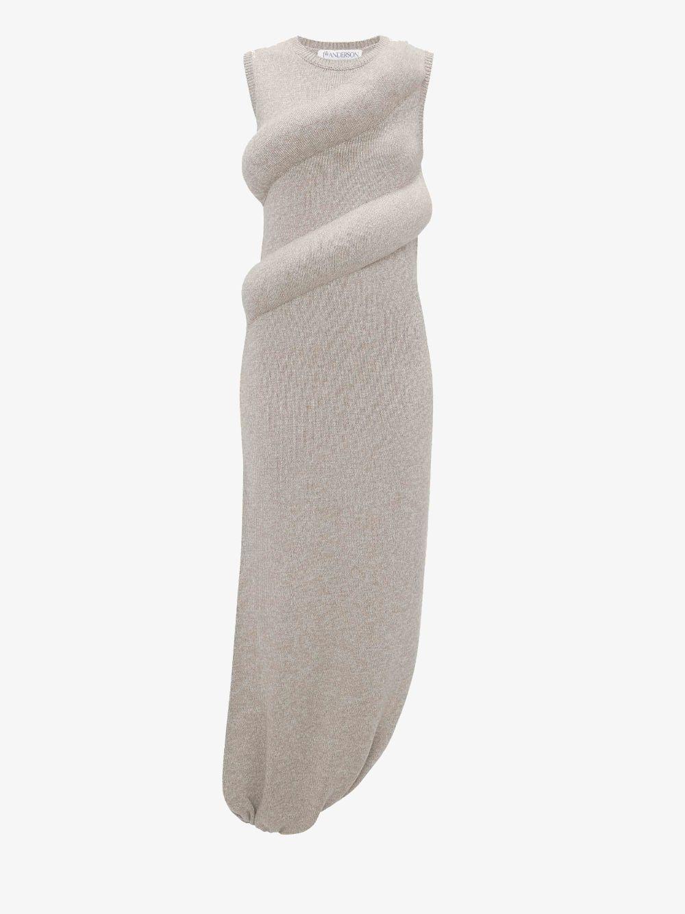 PADDED TWISTED TANK DRESS in neutrals | JW Anderson US  Product Image