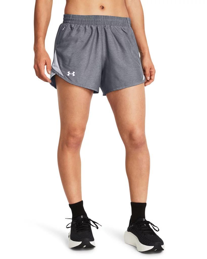 Womens UA Fly-By Heather 3 Shorts Product Image