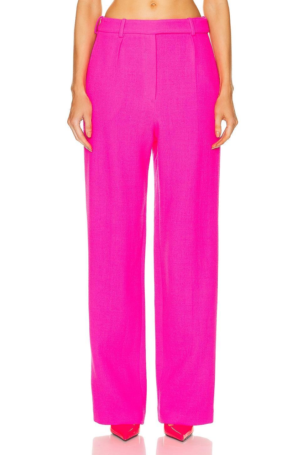 Alexandre Vauthier Large Pant Fuchsia. (also in ). Product Image