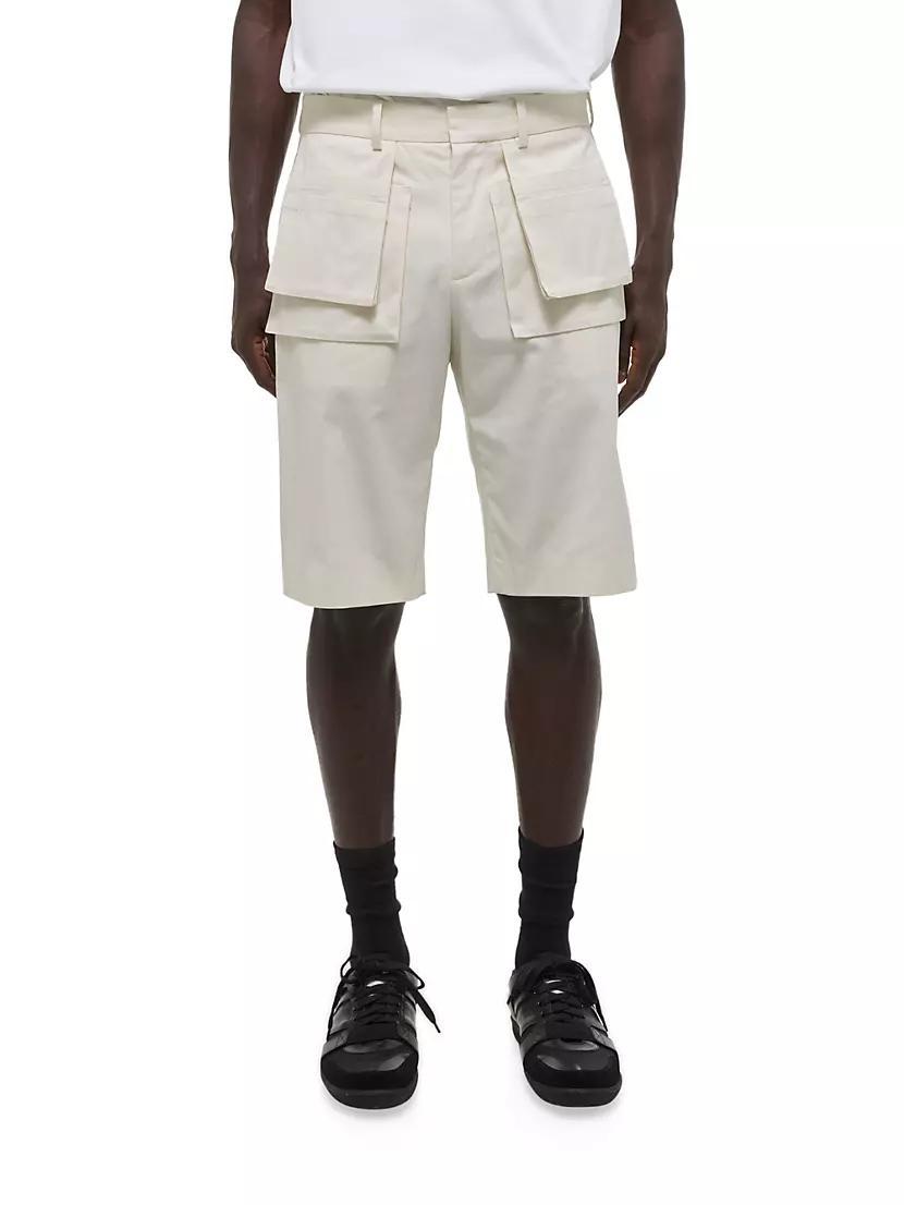 Cotton-Blend Car Pocket Shorts Product Image