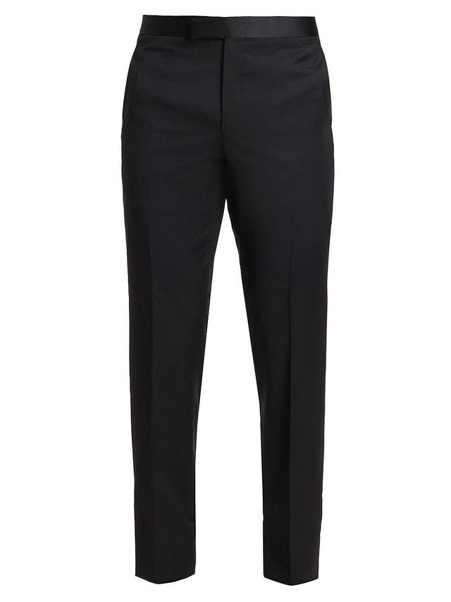 Mens COLLECTION Wool Tuxedo Trousers Product Image