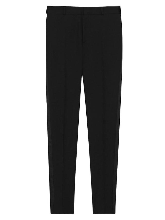 Womens Tuxedo Straight Pants in Grain De Poudre Product Image