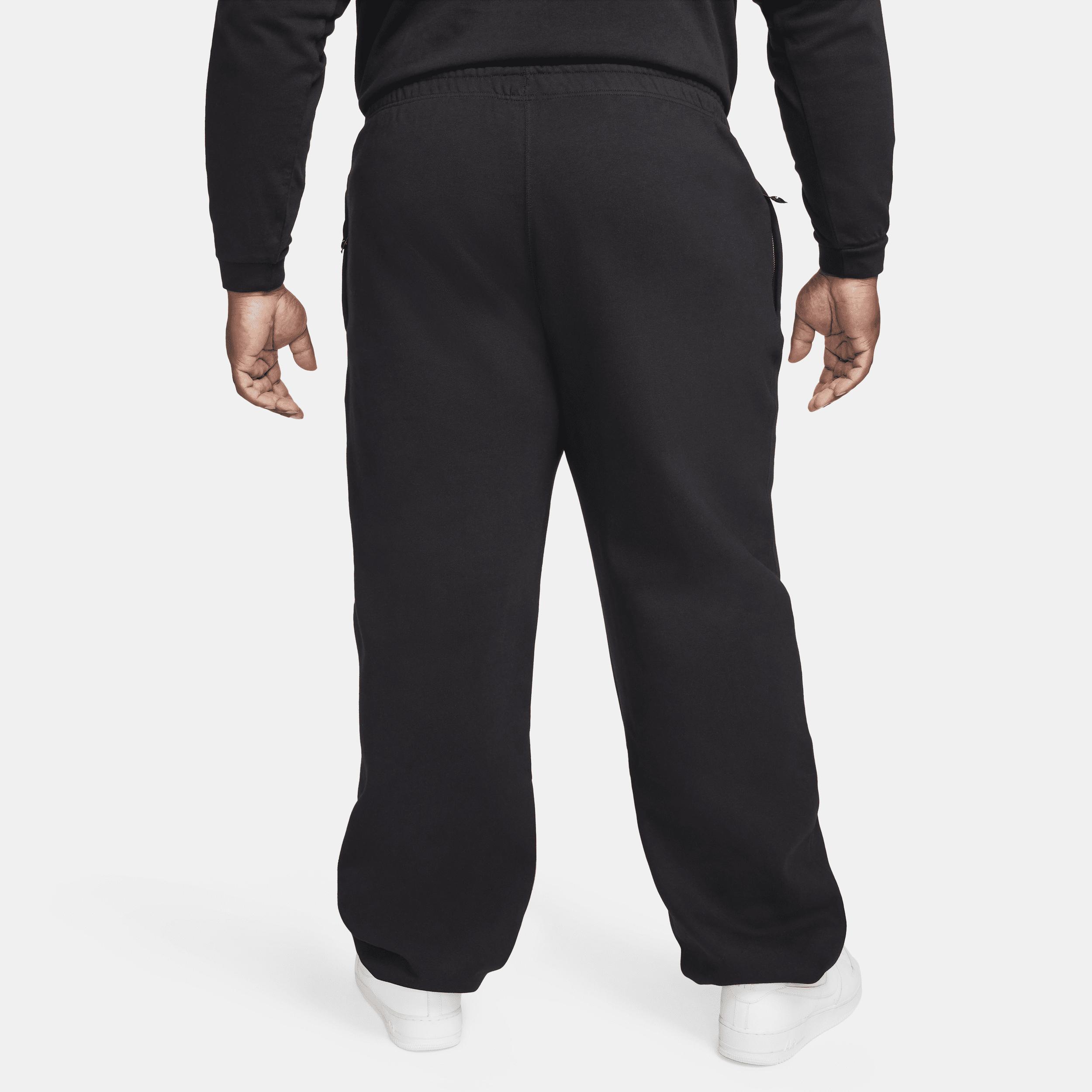 Nike Men's Solo Swoosh Open-Hem Fleece Pants Product Image