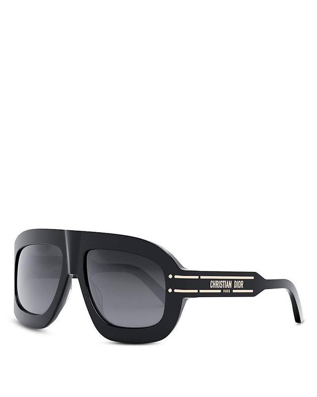 DiorSignature M1U 58mm Rectangular Sunglasses Product Image