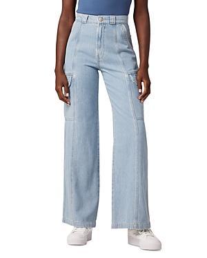 Hudson Jeans High Waist Wide Leg Cargo Jeans Product Image