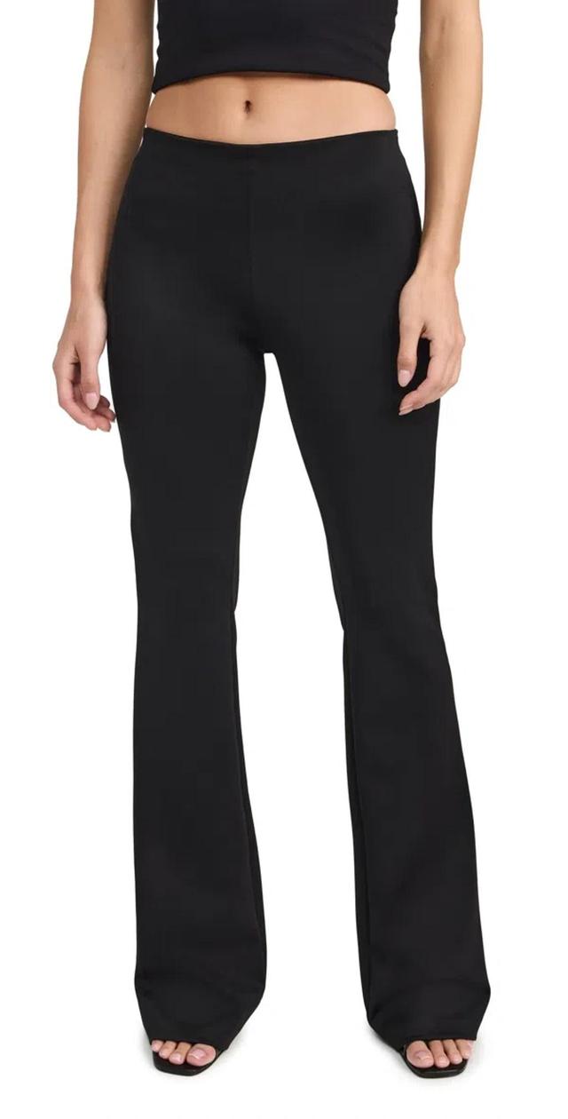 ALICE AND OLIVIA Mid-rise Slim Fit Bootcut Pants In Black Product Image