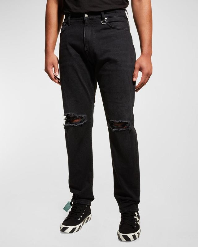 Mens Baggy Destroyed Jeans Product Image