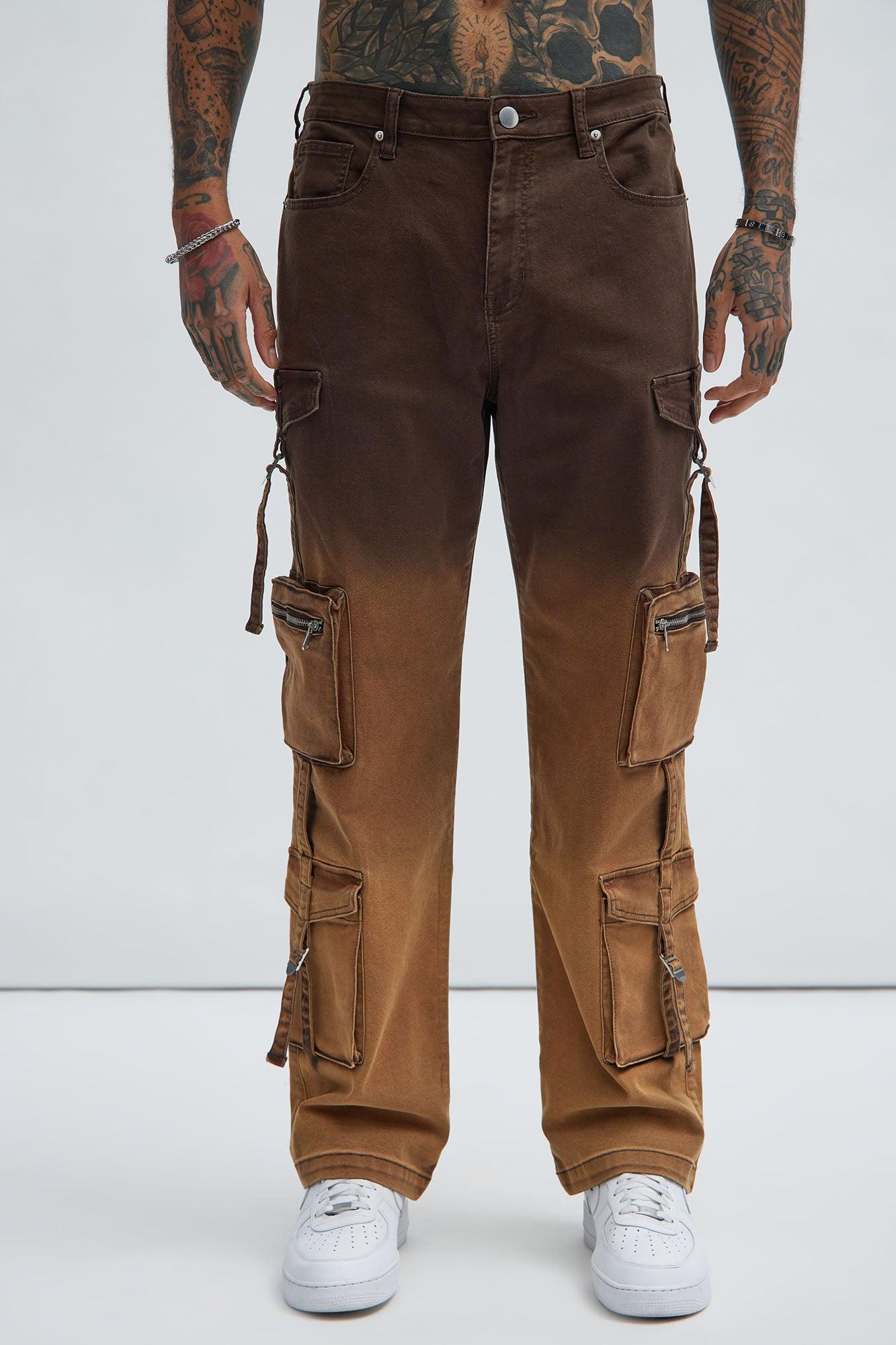 Vance Straight Pants - Brown Product Image