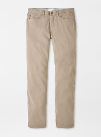 Peter Millar Mens Ultimate Sateen Five-Pocket Pant | Color: Grain | Size: 31 Product Image