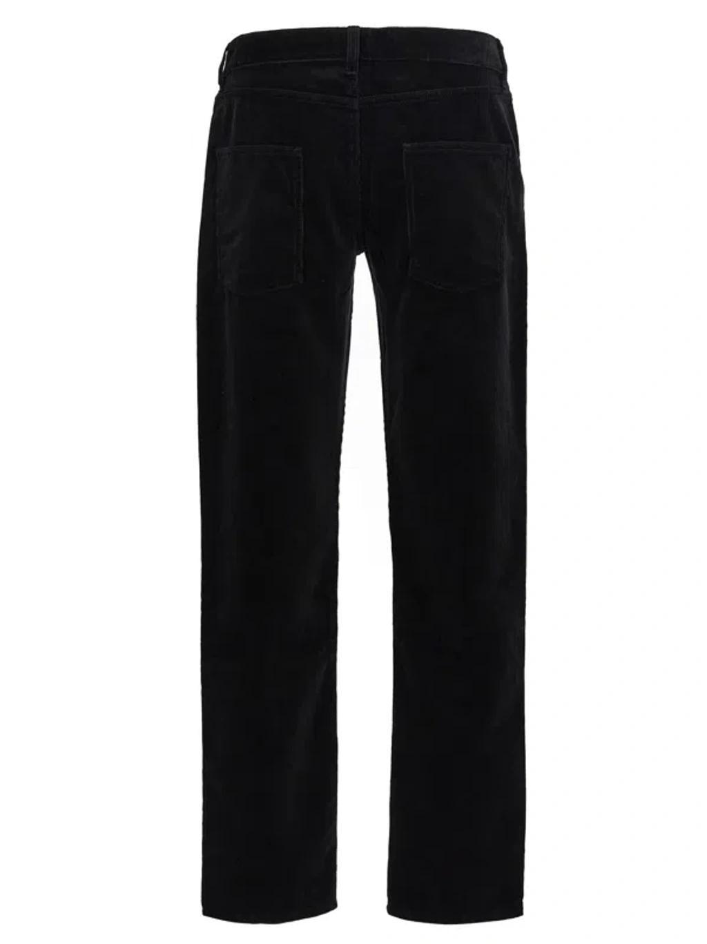 Relaxed Slim-fit Corduroy Pants In Dpfdedblck Product Image