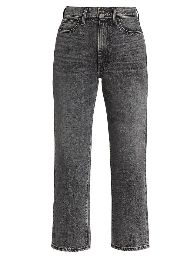 Womens Straight-Leg London Crop Jeans Product Image