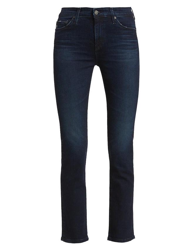 AG Mari High Waist Slim Straight Leg Jeans Product Image