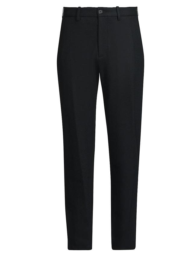 Mens Wool Slim-Fit Trousers Product Image