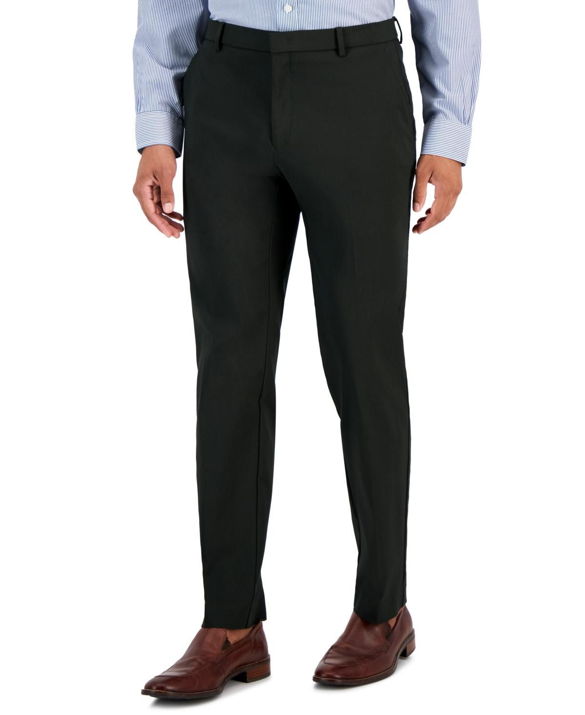 Tommy Hilfiger Mens Modern-Fit Stretch Solid Performance Pants Product Image