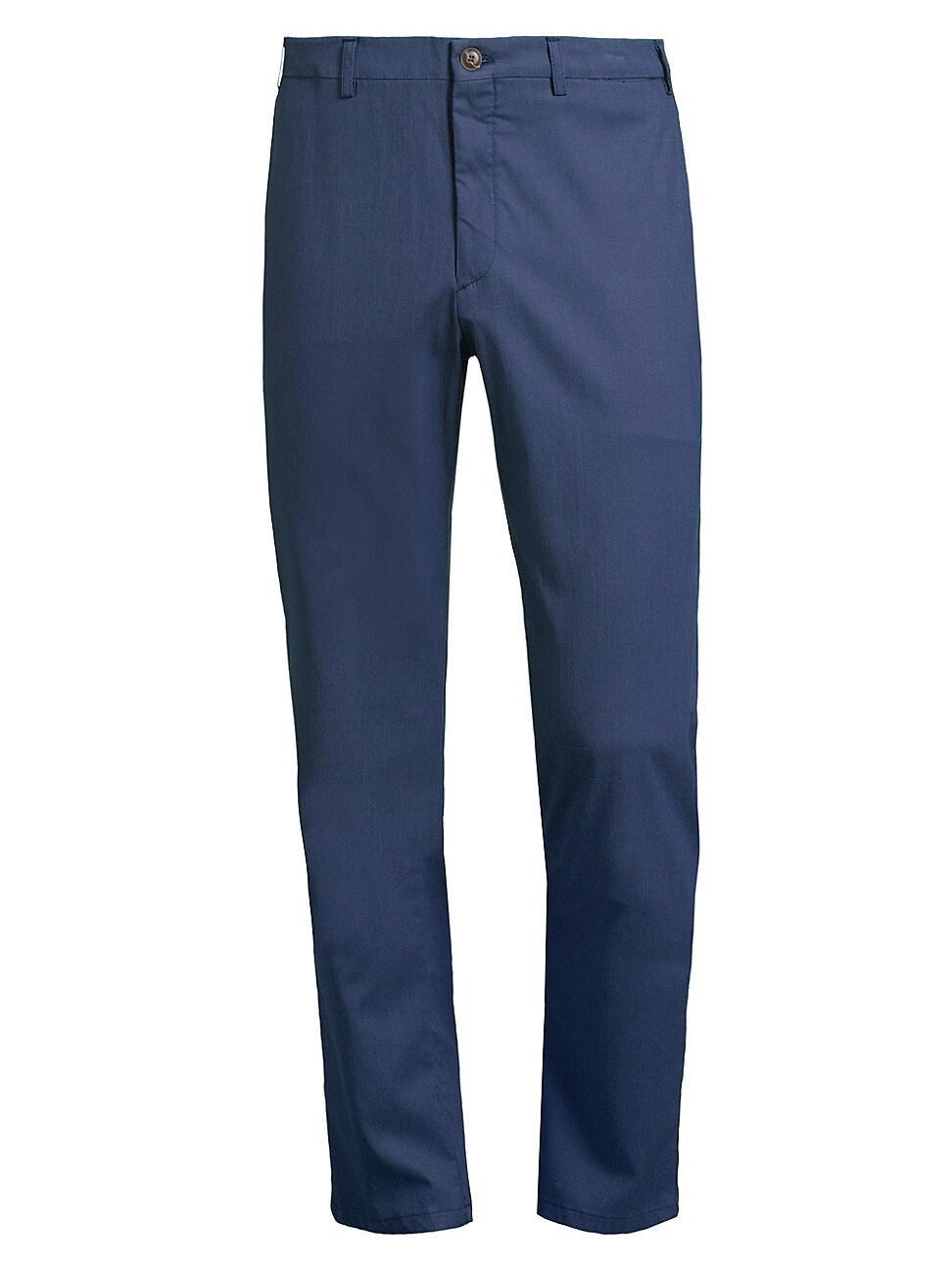 Mens Stretch Flat-Front Trousers Product Image