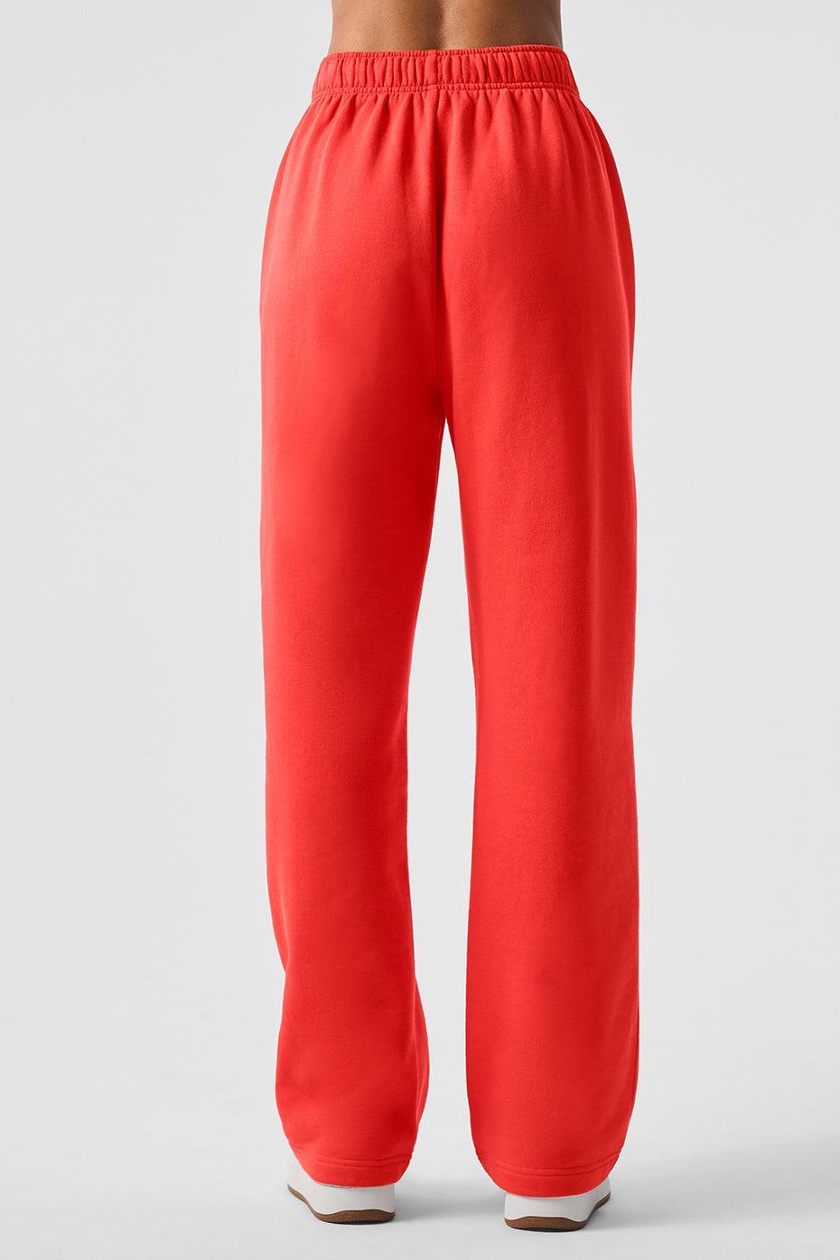 Accolade Straight Leg Sweatpant - Red Hot Summer Female Product Image