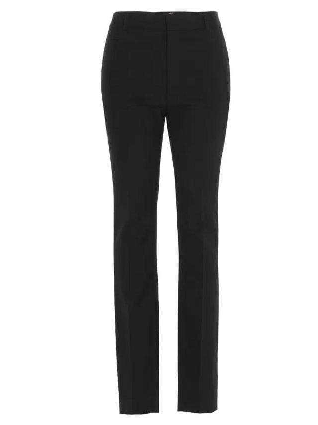 Wool Trousers In Black Product Image