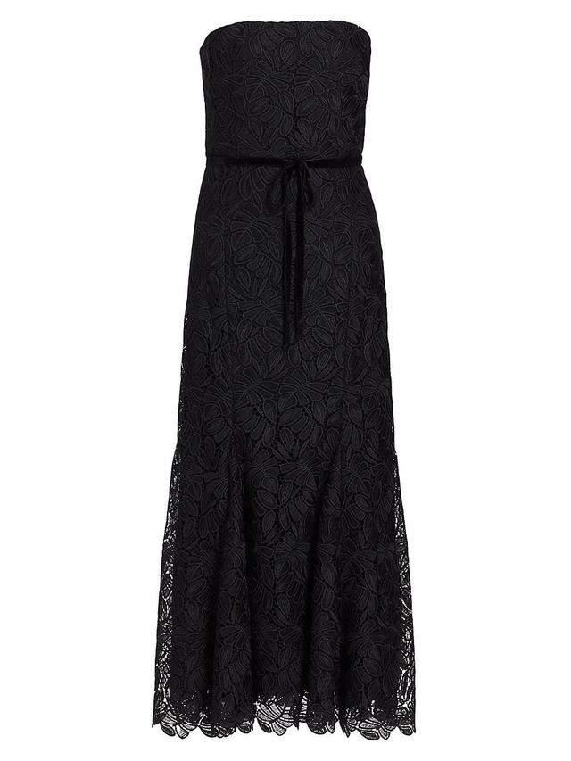 Womens Elaine Lace Midi-Dress Product Image