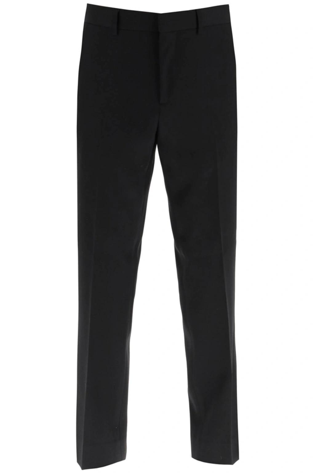 Tailored Wool Trousers In Black Product Image