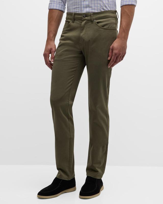 Mens Signature Sateen 5-Pocket Pants Product Image