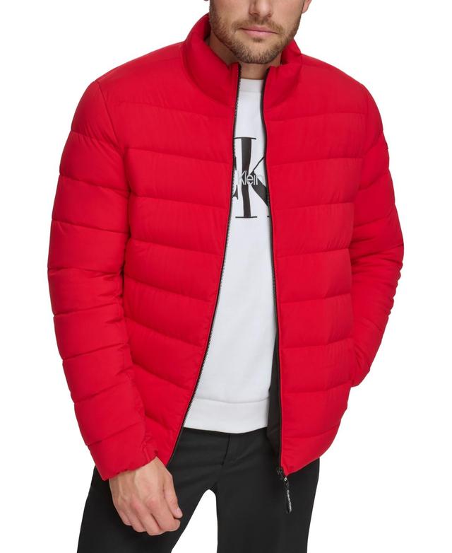 Calvin Klein Mens Quilted Infinite Stretch Water-Resistant Puffer Jacket Product Image