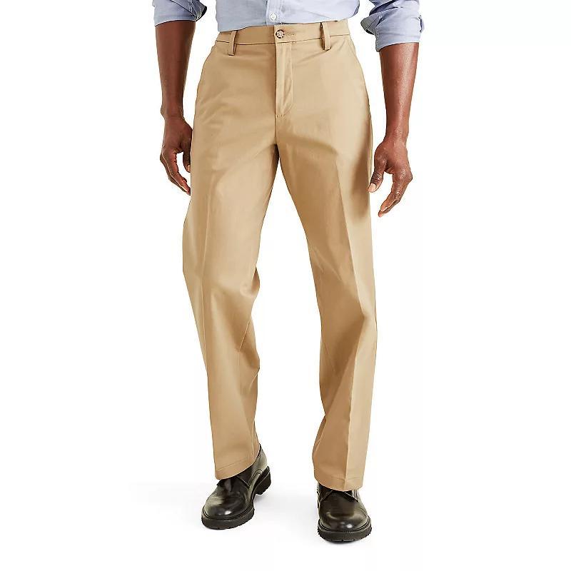 Mens Dockers Workday Classic-Fit Smart 360 FLEX Khaki Pants British Green Product Image