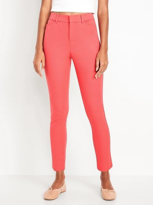 High-Waisted Pixie Skinny Ankle Pants Product Image