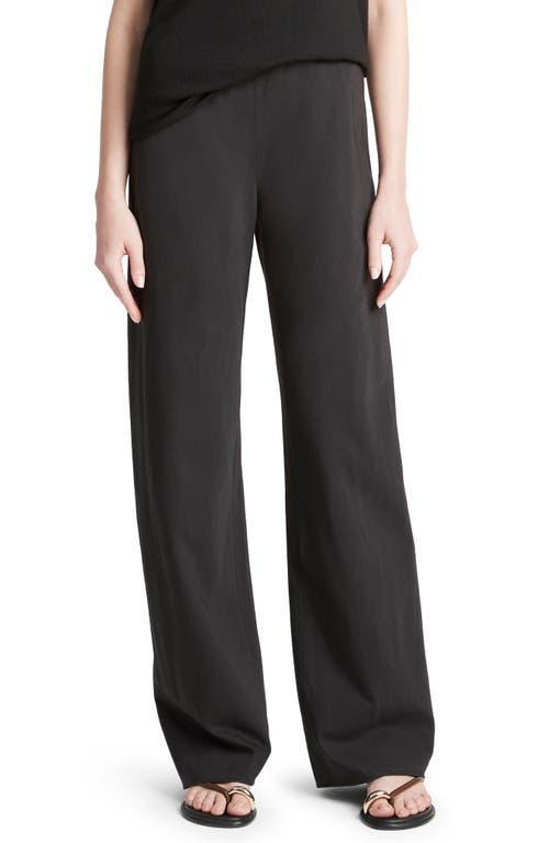 Womens Cotton-Blend Straight-Leg Pants Product Image