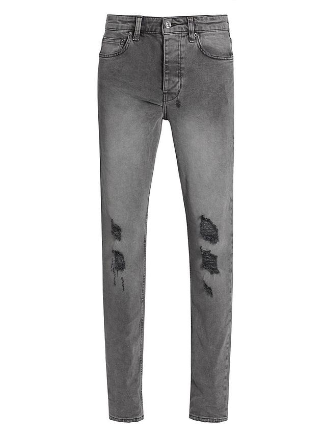 Mens Chitch Distressed Stretch Slim-fit Jeans Product Image