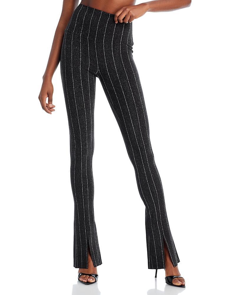 Womens Spat Pinstriped Flared Leggings Product Image