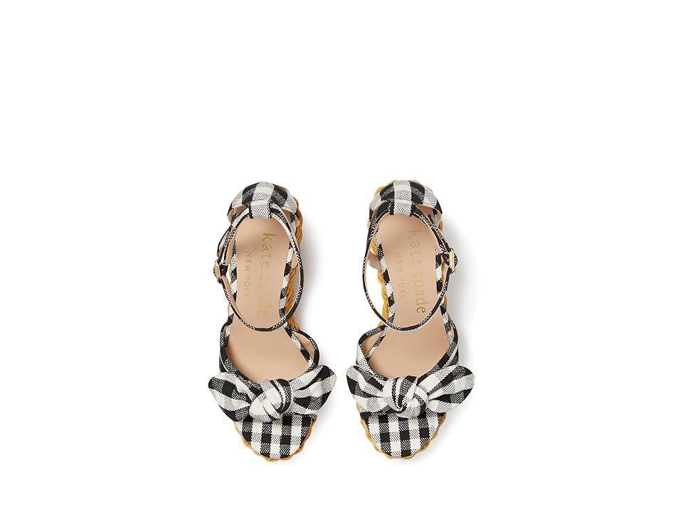 Kate Spade New York tianna gingham wicker wedge sandal Product Image