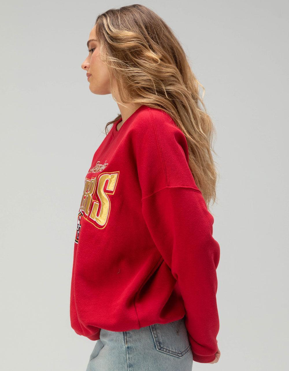 SAN FRANCISCO 49ers Womens Crewneck Sweatshirt Product Image