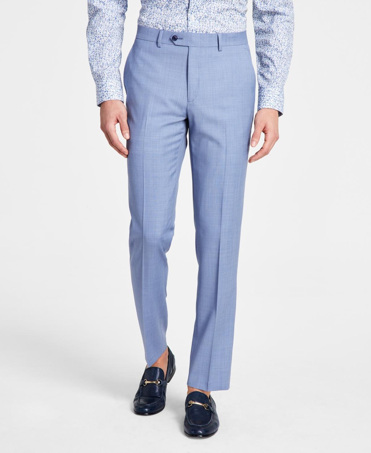 Bar Iii Mens Slim-Fit Wool Sharkskin Suit Pants, Created for Macys Product Image