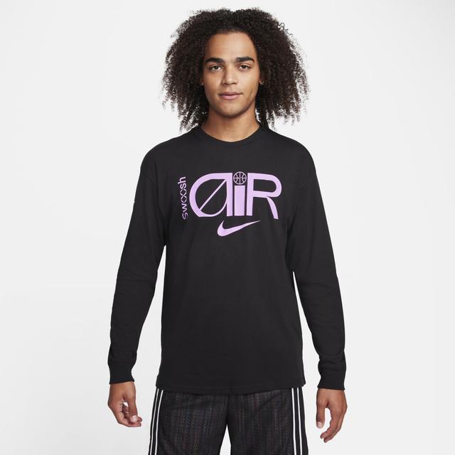 Nike Men's Max90 Long-Sleeve Basketball T-Shirt Product Image