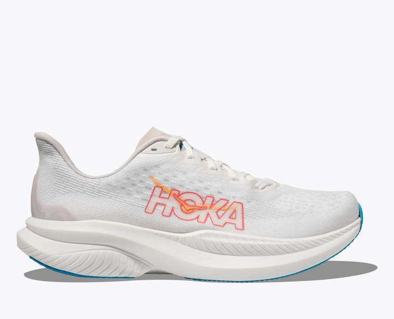 HOKA Mens Mach 6 Shoes in Oat Milk/Barley, Size 12.5 Product Image