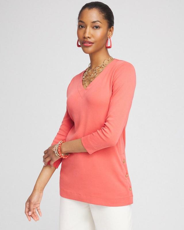 Women's V-Neck Tunic Top Product Image