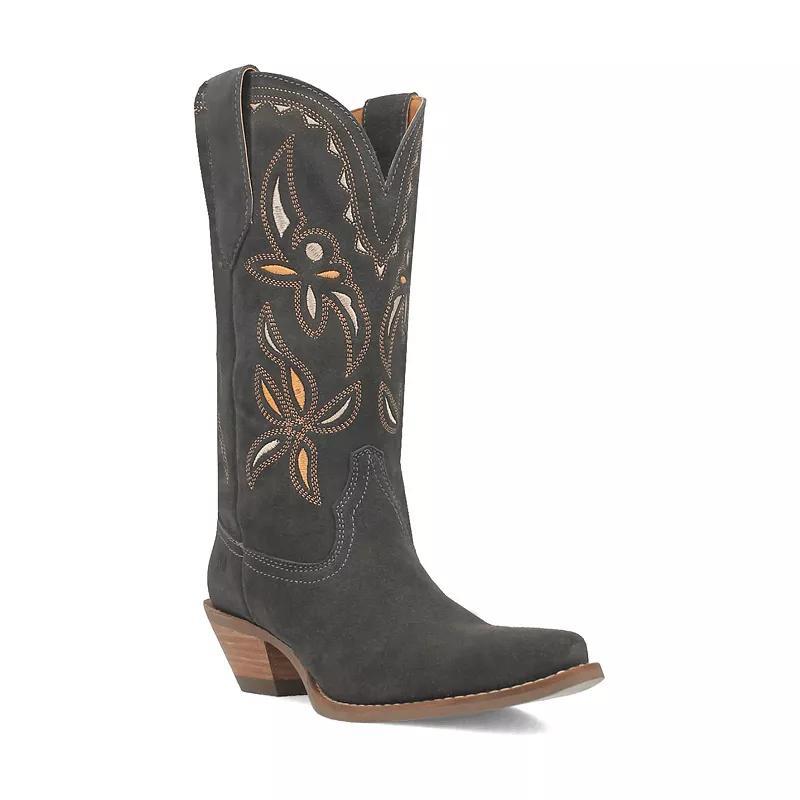 Dingo Womens Sabana Floral Stitched Leather Cowboy Boots Product Image