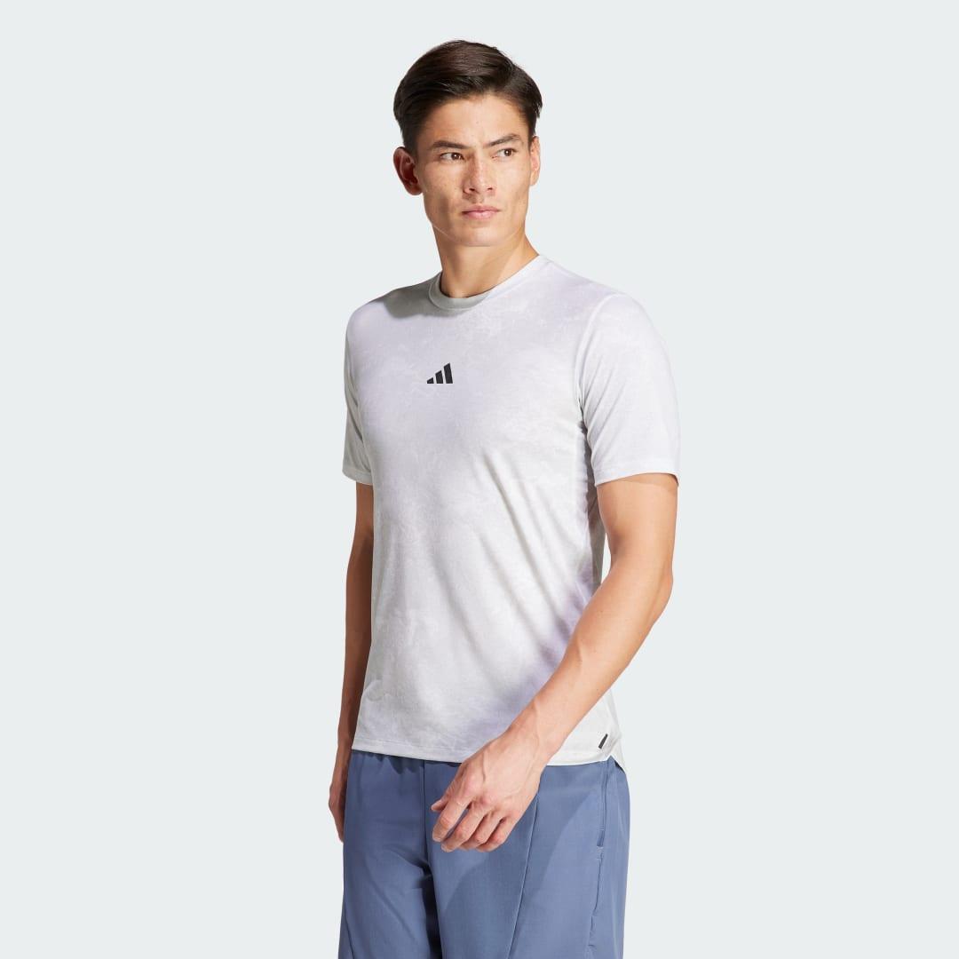 adidas Power Workout Tee White XL Mens Product Image