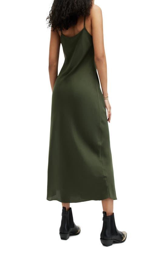 Bryony Slipdress In Forest Green Product Image