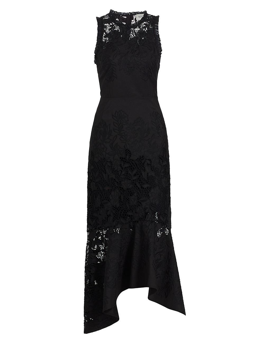 Womens Iris Embroidered Midi-Dress Product Image