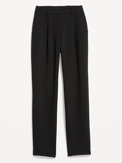 Extra High-Waisted Taylor Trouser Straight Pants Product Image