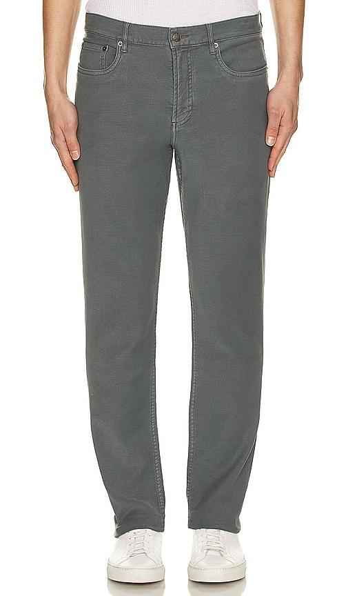 Faherty Stretch Terry 5 Pocket Pants in Black. Product Image