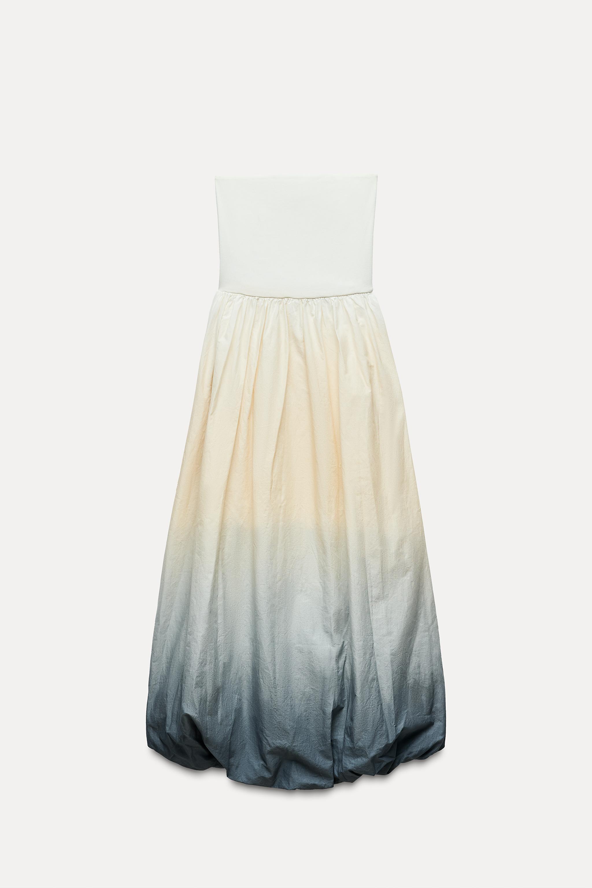 CONTRASTING TIE DYE DRESS Product Image