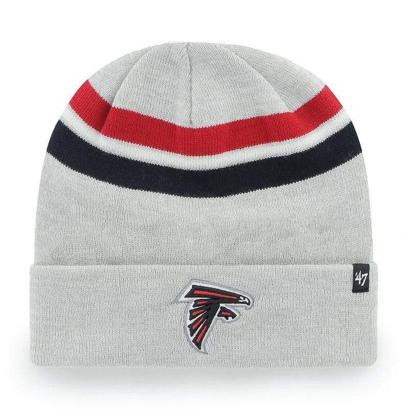 Mens 47 Gray Atlanta Falcons Monhegan Cuffed Knit Hat Product Image