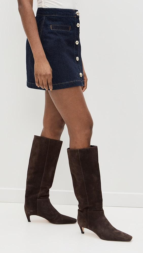 Reformation Amara High Rise Denim Miniskirt | Shopbop Product Image