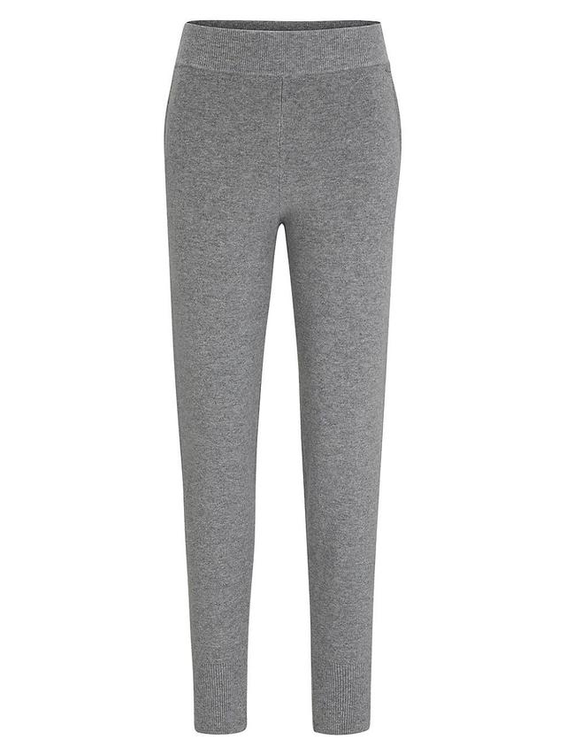 Womens Knitted Trousers in Virgin Wool and Cashmere Product Image